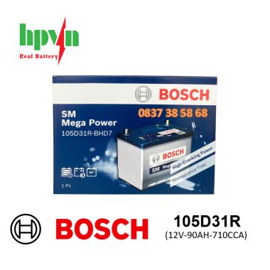 Ắc Quy BOSCH 105D31R (12V-90AH)