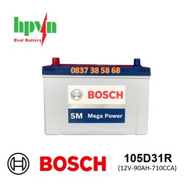 Ắc Quy BOSCH 105D31R (12V-90AH)