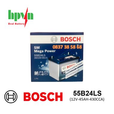 Ắc Quy BOSCH 55B24LS (12V-45AH)