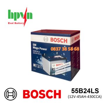 Ắc Quy BOSCH 55B24LS (12V-45AH)