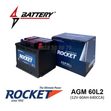ẮC QUY ROCKET AGM 60L2 (12V-60AH)