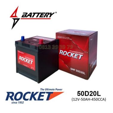 Ắc Quy Rocket SMF 50D20L (12V-50AH)