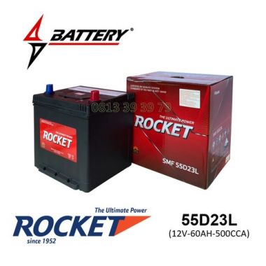 Ắc Quy Rocket SMF 55D23L (12V-60AH)