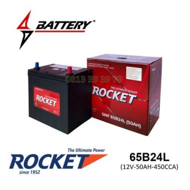 Ắc Quy Rocket SMF 65B24L (12V-50AH)