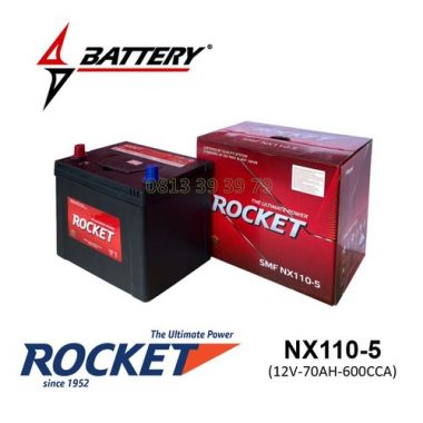 Ắc Quy Rocket SMF NX110-5 (12V-70AH)