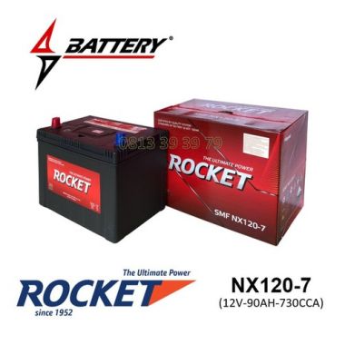Ắc Quy Rocket SMF NX120-7 (12V-90AH)