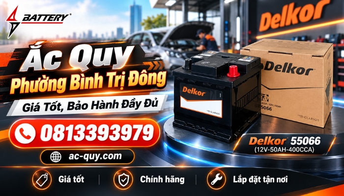 Cửa H&agrave;ng Ắc Quy Phường B&igrave;nh Trị Đ&ocirc;ng Ch&iacute;nh H&atilde;ng