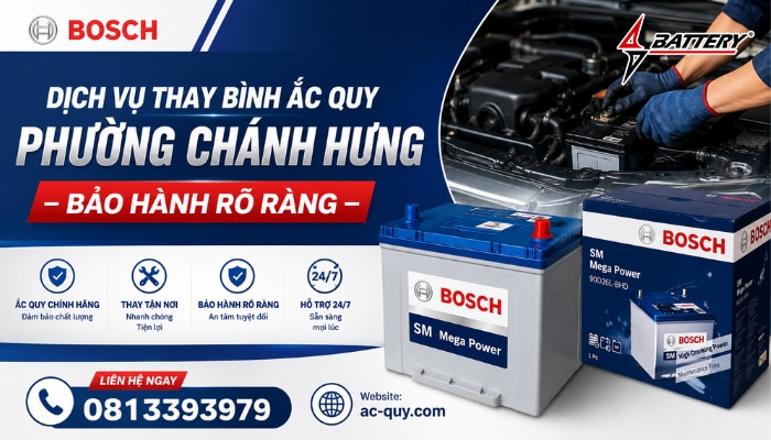Cửa h&agrave;ng ắc quy phường Ch&aacute;nh Hưng ch&iacute;nh h&atilde;ng