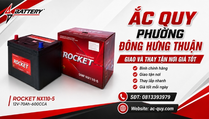 Cửa H&agrave;ng Ắc Quy Phường Đ&ocirc;ng Hưng Thuận Ch&iacute;nh H&atilde;ng