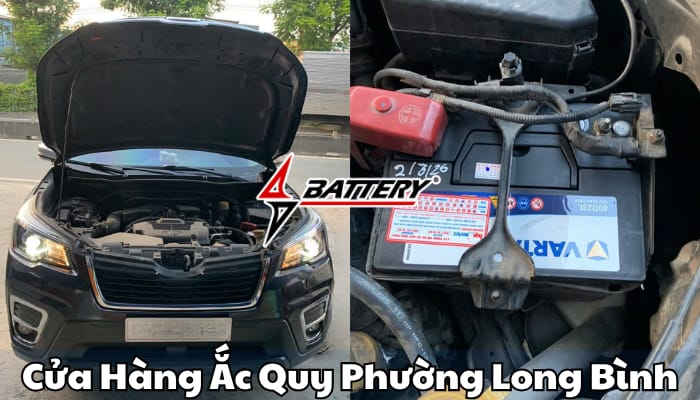 Cửa h&agrave;ng ắc quy phường Long B&igrave;nh