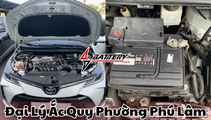 Cửa h&agrave;ng ắc quy phường Ph&uacute; L&acirc;m