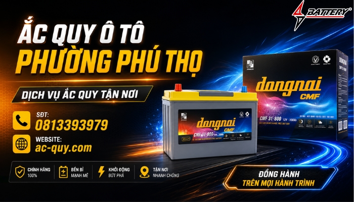 Dịch Vụ Thay B&igrave;nh Ắc Quy Phường Ph&uacute; Thọ