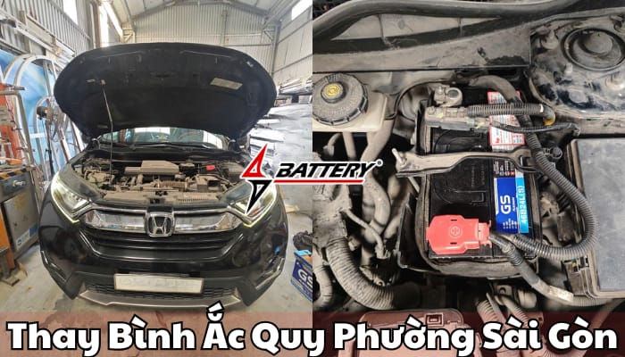 Hỗ trợ thay b&igrave;nh ắc quy phường S&agrave;i G&ograve;n tận nơi