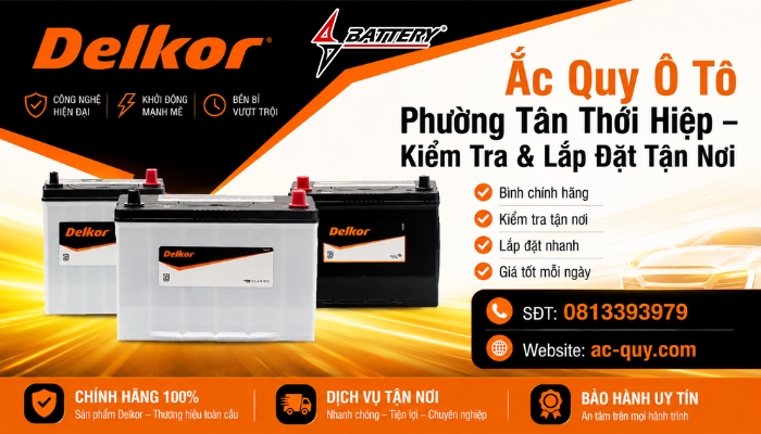 Cửa H&agrave;ng Ắc Quy Phường T&acirc;n Thới Hiệp Ch&iacute;nh H&atilde;ng