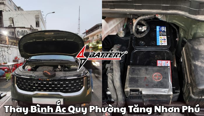 Cửa h&agrave;ng ắc quy phường Tăng Nhơn Ph&uacute;