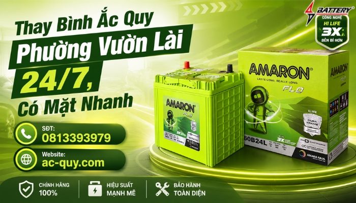 Cửa H&agrave;ng Ắc Quy Phường Vườn L&agrave;i Ch&iacute;nh H&atilde;ng
