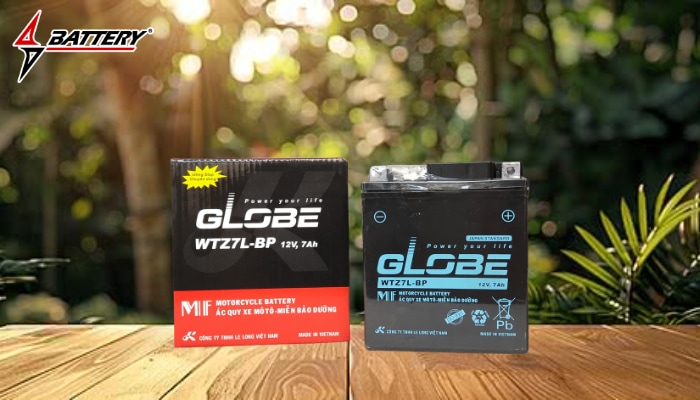 B&igrave;nh Ắc Quy Xe M&aacute;y Globe