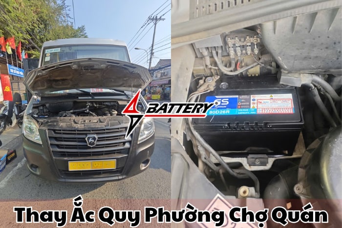 Dịch Vụ Thay Ắc Quy Phường Chợ Quán Tận Nơi – Hỗ Trợ 24/7