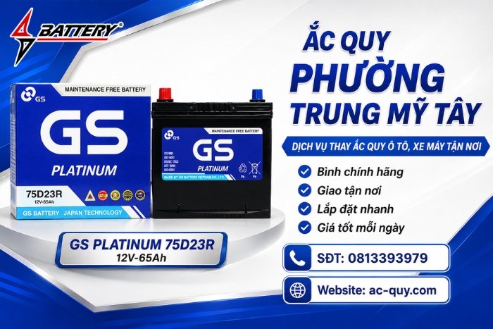 Ắc Quy Phường Trung Mỹ Tây – Dịch Vụ Thay Ắc Quy Ô Tô, Xe Máy Tận Nơi