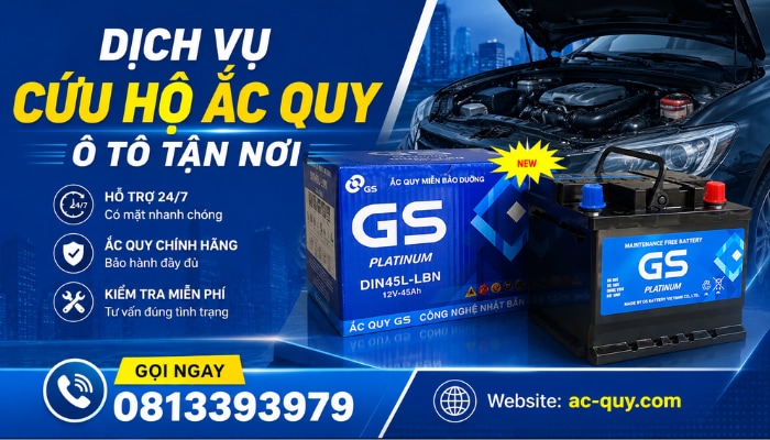 Dịch Vụ Cứu Hộ Ắc Quy Tận Nơi!