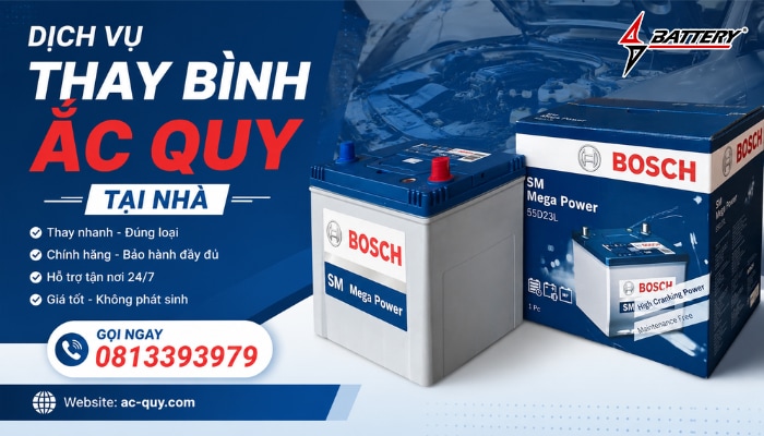 Dịch Vụ Thay Ắc Quy Tại Nh&agrave; 