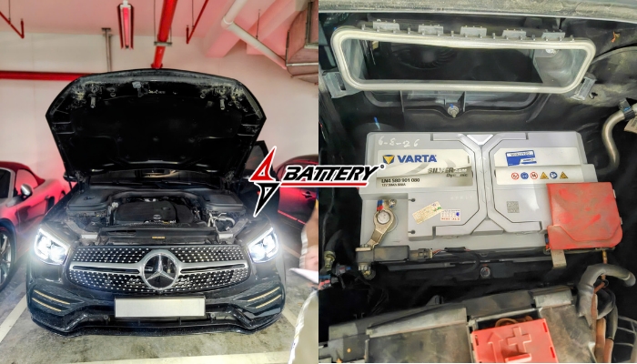 Thay B&igrave;nh Ắc Quy Mercedec GLC300 tại phường H&ograve;a B&igrave;nh