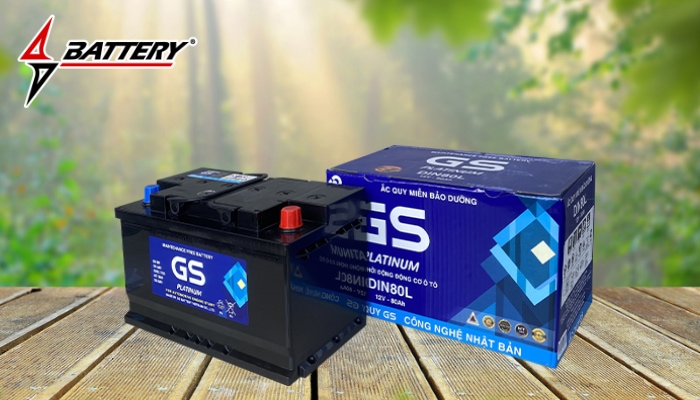 Sản phẩm ắc quy GS ch&iacute;nh h&atilde;ng