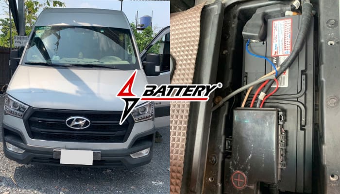 Thay b&igrave;nh ắc quy xe Hyundai Solati
