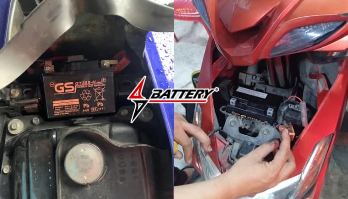 Thay b&igrave;nh ắc quy xe m&aacute;y tại phường B&igrave;nh Trưng