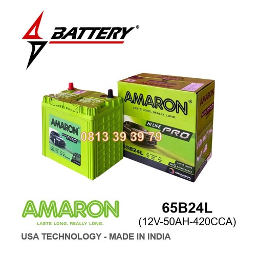 ẮC QUY AMARON 65B24L (12V - 50AH)