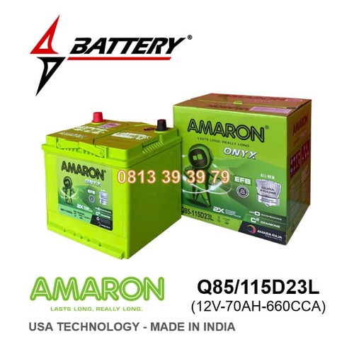 ẮC QUY AMARON Q85/115D23L (12V-70AH)