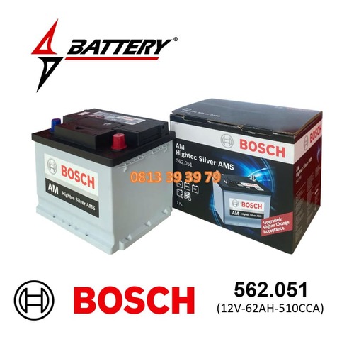 Ắc Quy Bosch Hightec AMS 562.051 (12V-62AH)