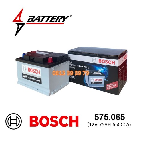 Ắc Quy Bosch Hightec AMS 575.065 (12V-75AH)