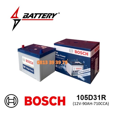 Ắc Quy BOSCH 105D31R (12V-90AH)