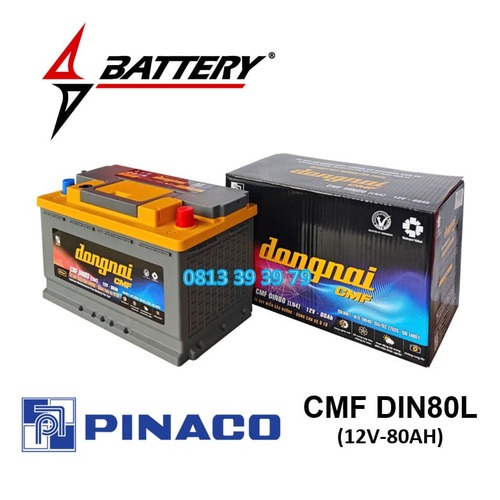 Ắc Quy Đồng Nai CMF DIN80L (12V - 80AH)