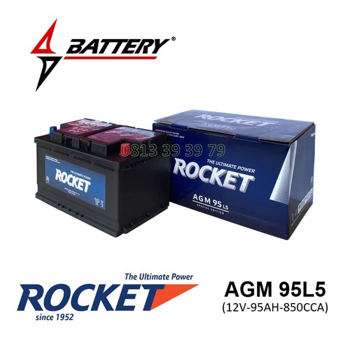 ẮC QUY ROCKET AGM 95L5 (12V-95AH)
