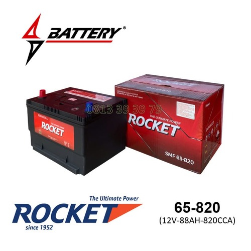 Ắc Quy Rocket SMF 65-820 (12V-88AH)