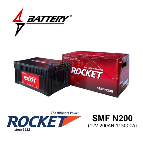 Ắc Quy Rocket SMF N200 (12V-200AH)