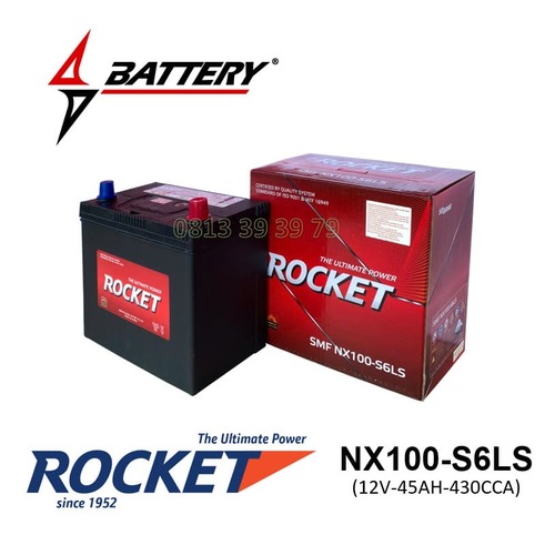 Ắc Quy Rocket SMF NX100-S6LS(12V - 45AH)