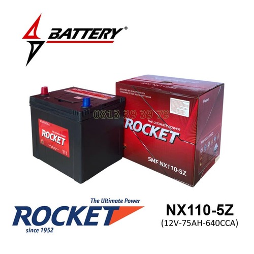 Ắc Quy Rocket SMF NX110-5Z (12V-75AH)